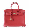 Hermes Birkin 35 Vermillion Togo Bag 