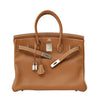 hermes birkin 35 gold new front open