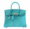 Hermes Birkin 30 Blue Paon Bag