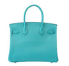 Hermes Birkin 30 Blue Paon new back