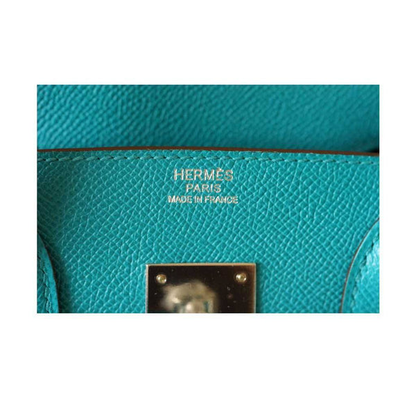 Hermes Birkin 30 Blue Paon new embossing