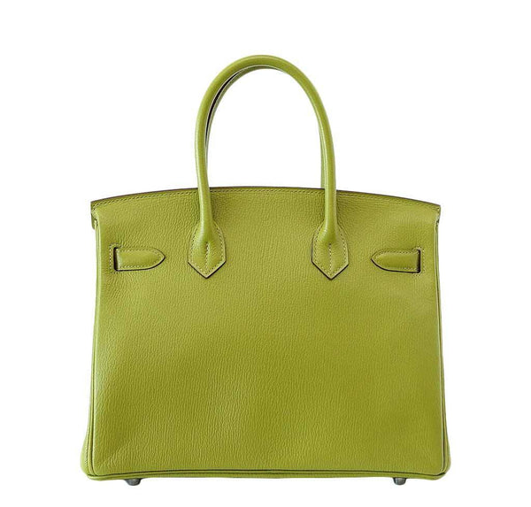 Hermes Birkin 30 Vert Anis new back