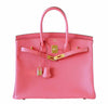 Hermes Birkin 35 Flamingo new front open