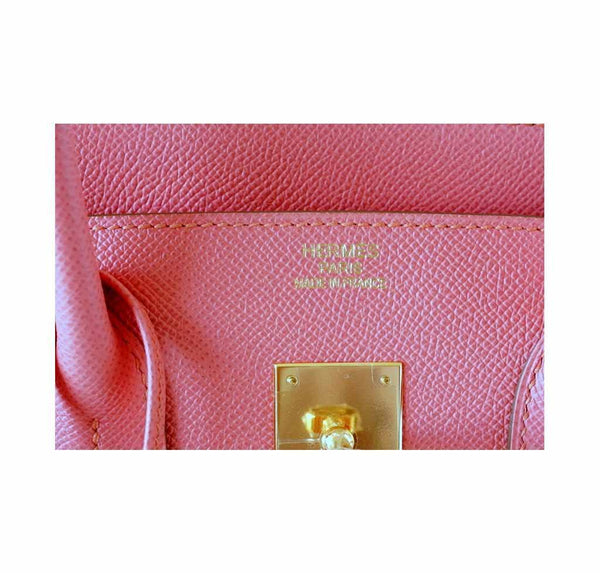 Hermes Birkin 35 Flamingo new embossing