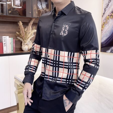 Replica Burberry 42313 Men Fashion Shirt Replica Burberry 42313 Men Fashion Shirt